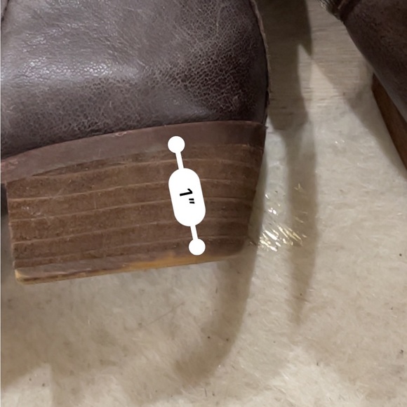 Lucky Brand chocolate brown Basel leather booties - Picture 5 of 5